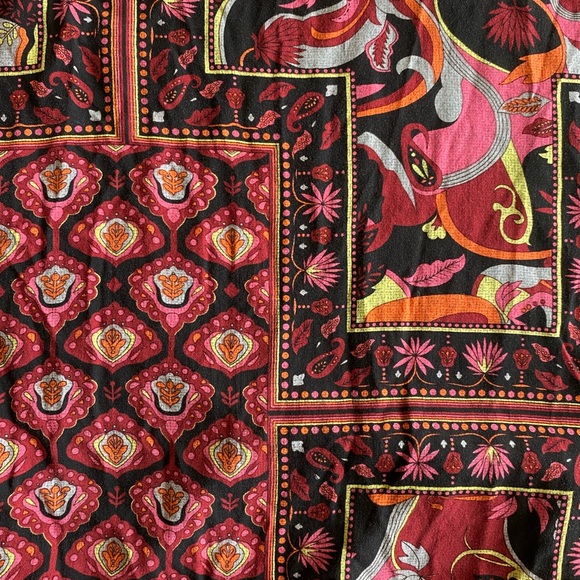 Insight Y2K Bohemian V-Neck Babydoll Mini Dress - Picture 3 of 9